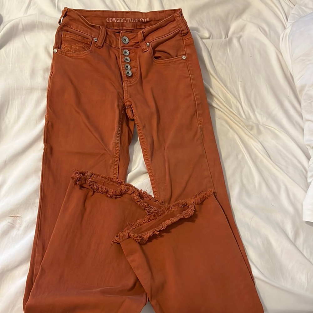 Cowgirl tuff flares never worn